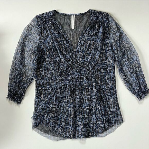 Anthropologie Gretchen Smocked Tunic Medium - Picture 5 of 10
